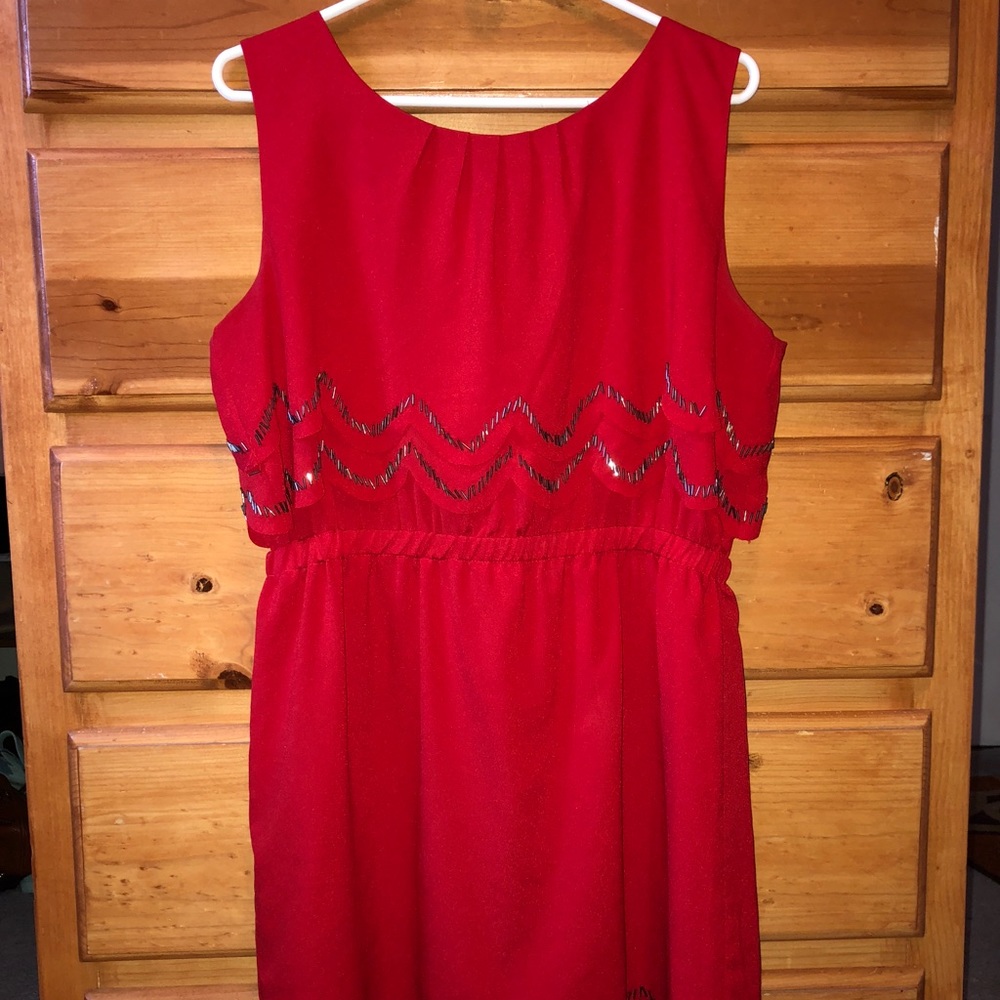 Gianni Bini Red Dress L